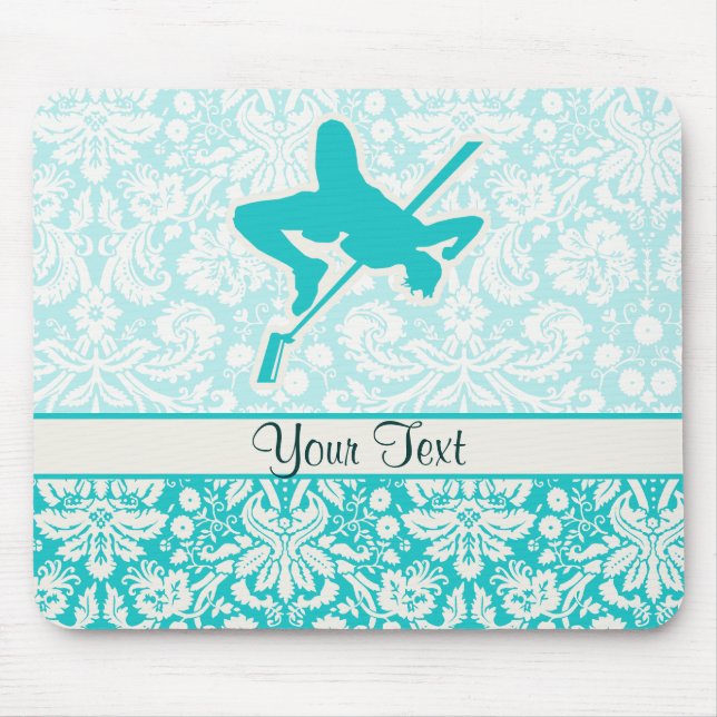 Tapis De Souris Teal en hauteur (Devant)