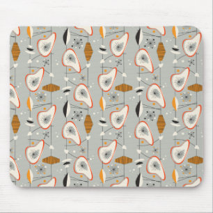 Tapis De Souris Teal géométrique et motif bleu