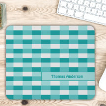 Teal Shades Color Block avec Light Gray