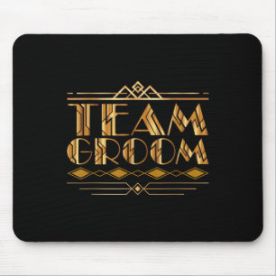 Tapis De Souris Team Grooms Bridegroom Hommes Correspondant Glamou