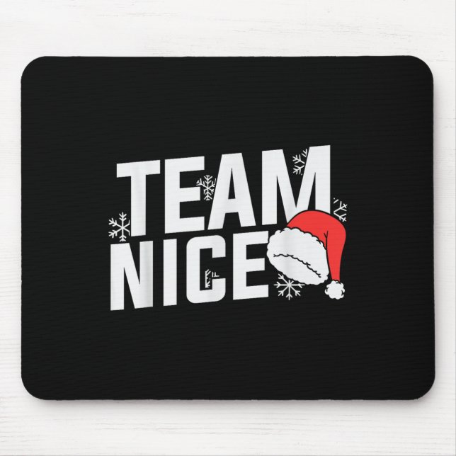 Tapis De Souris Team Nice Family Christmas Apparel Uni Kids &amp;  (Devant)