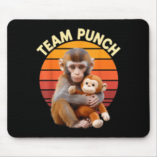Tapis De Souris Team Punch Monkey Plush Retro Sun