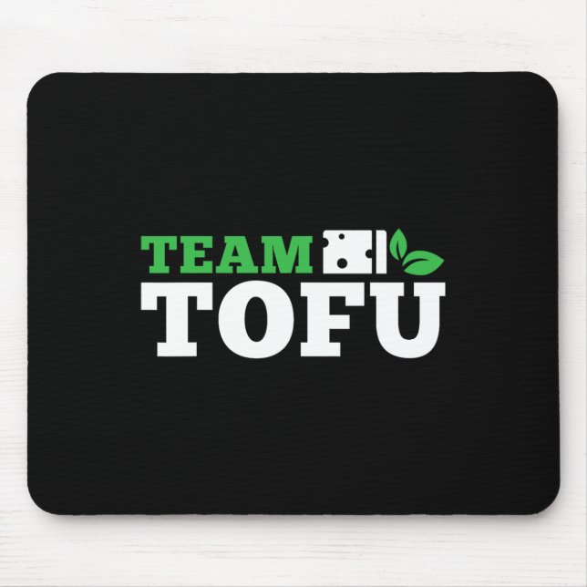 Tapis De Souris Team Tofu Workout Vegan Bodybuilding Fitness Plant (Devant)