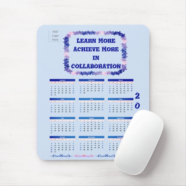 Tapis De Souris Teamwork 2022 Blue Mouse pad (Avec souris)