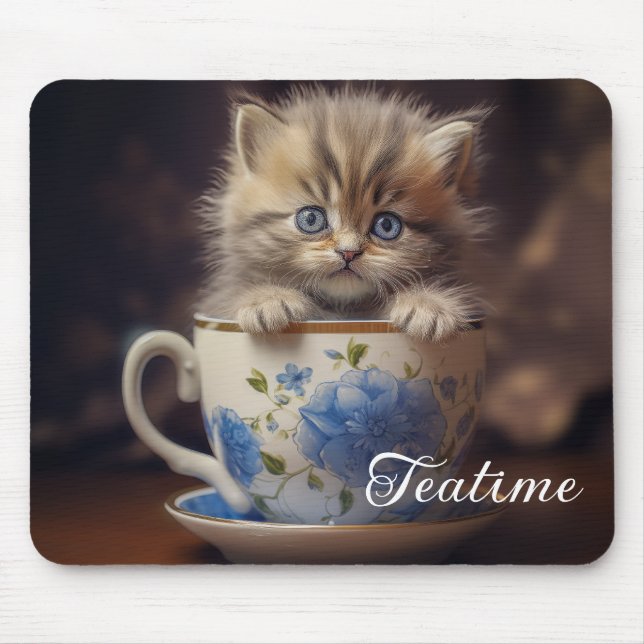 Tapis De Souris Teatime Kitten (Devant)
