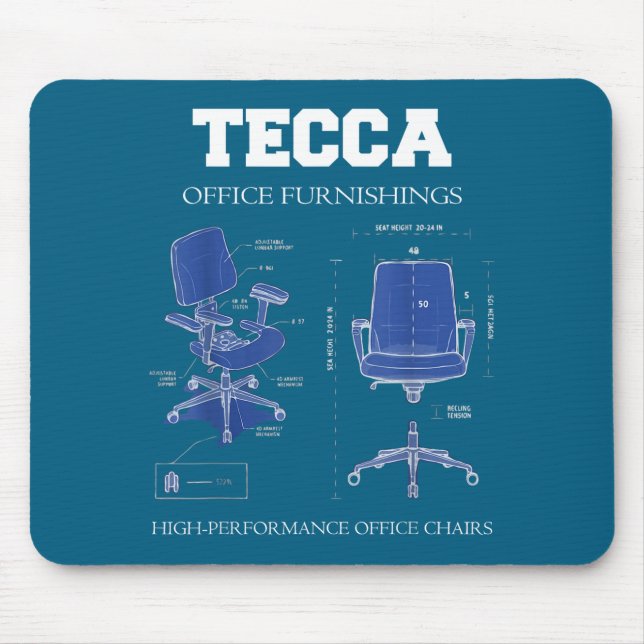Tapis De Souris Tecca Office Furnishings - High Performance Chairs (Devant)
