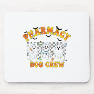 Tapis De Souris Technicien de fantôme de Boo de la pharmacie rétro