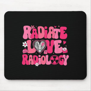 Tapis De Souris Technicien en radiologie Groovy Radiate Love Val