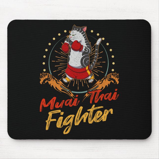 Tapis De Souris Technique de combat de Muay Thai Thaïlande Poing A (Devant)
