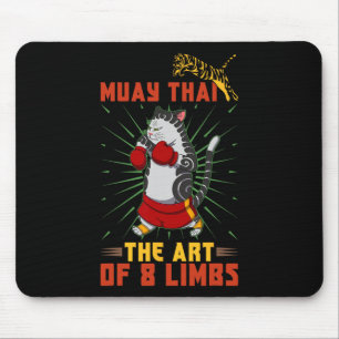 Tapis De Souris Technique de combat Muay Thai Thaïlande Poing Geno