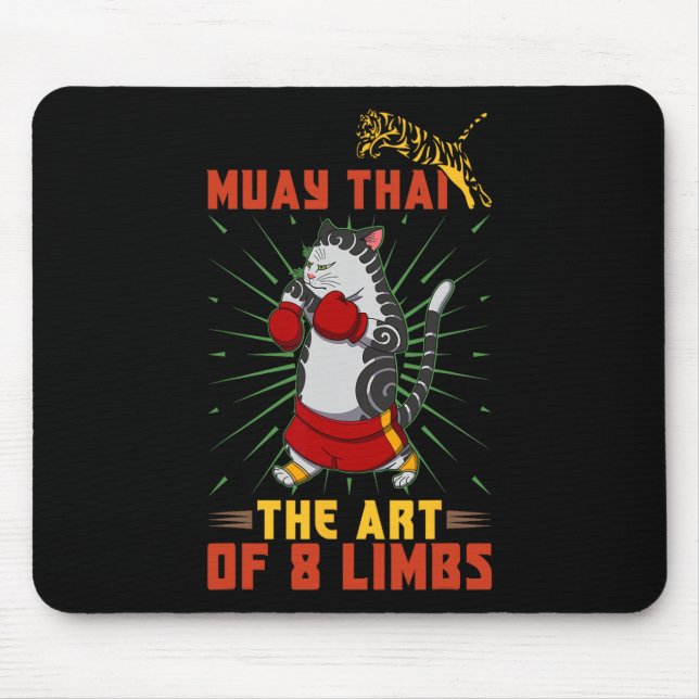 Tapis De Souris Technique de combat Muay Thai Thaïlande Poing Geno (Devant)