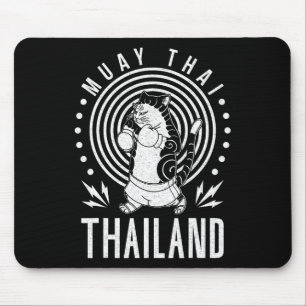 Tapis De Souris Technique de combat Muay Thai Thaïlande Poing Geno