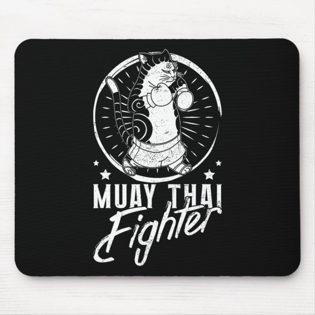Tapis De Souris Technique de combat thaïlandais Muay Thai poing ge (Devant)