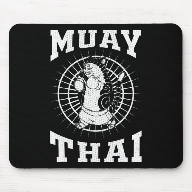 Tapis De Souris Technique de combat thaïlandais Muay Thai poing ge (Devant)