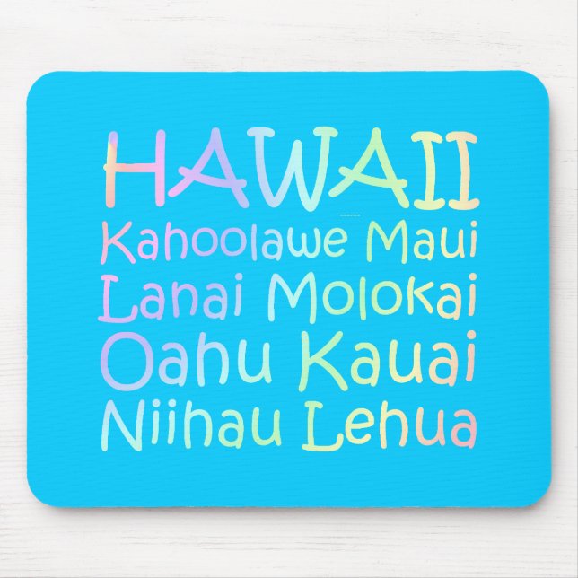 Tapis De Souris TEE Hawaii (Devant)