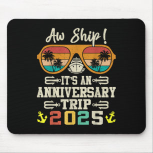 Tapis De Souris Tee-shirt de voyage de vacances de mariage pour le