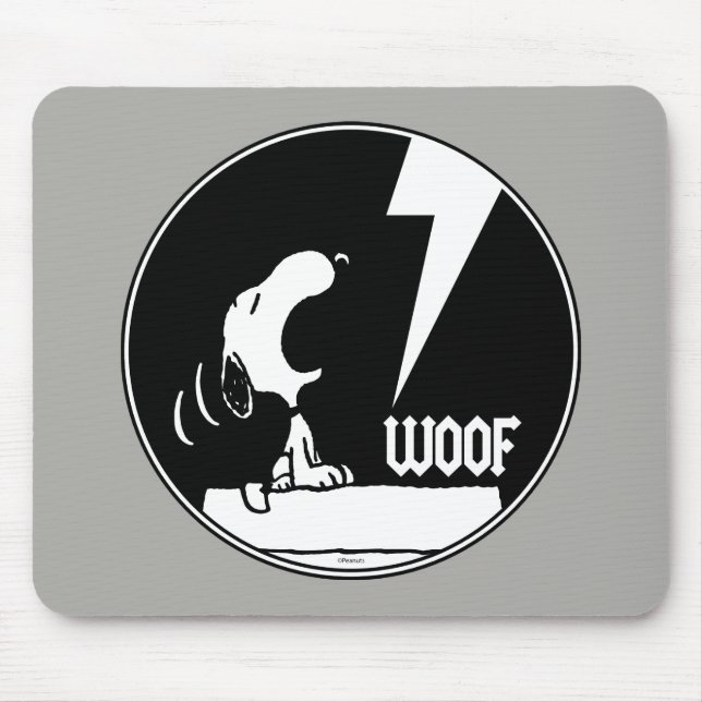Tapis De Souris Tee - shirt | Snoopy Howling (Devant)