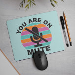 Tapis De Souris Téléconférence Spéciale Vous Êtes Sur Mute<br><div class="desc">Téléconférence You Are On Mute Mouse Pad - Nous ne pouvons plus nous taire sur celui-ci. Qui aurait cru que le bouton muet deviendrait une telle icône. De nos jours, nous avons tous vu des exemples hilarants de nos collègues de travail qui répondaient, tout en restant muets dans une réunion...</div>