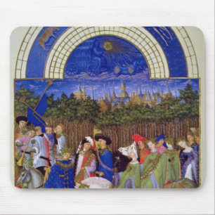 Tapis De Souris Télécopie de mai : Figures courtoises à cheval