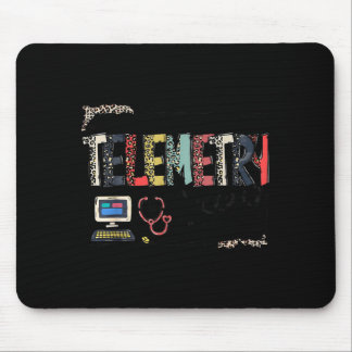 Tapis De Souris Télémétrie de lettrage léopard Équipage Télémétrie