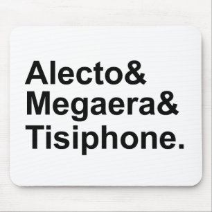 Tapis De Souris Téléphone Tisiphone Alecto Megaera   Furies grecqu