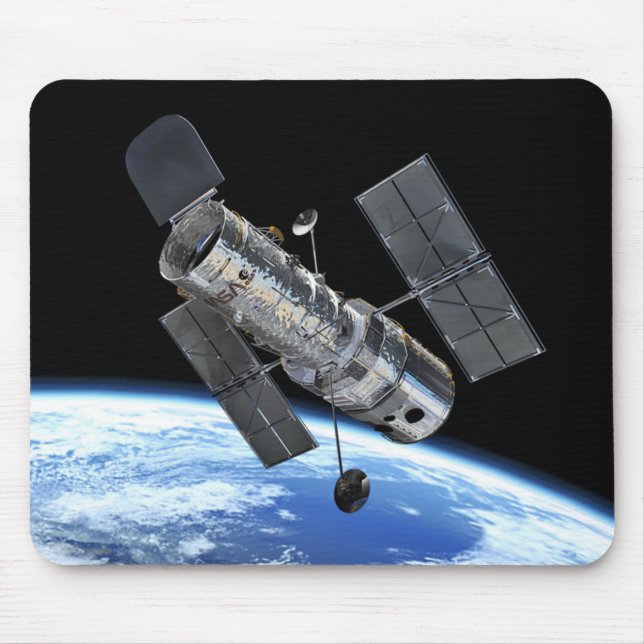 Tapis De Souris Télescope spatial Hubble en orbite terrestre Photo (Devant)