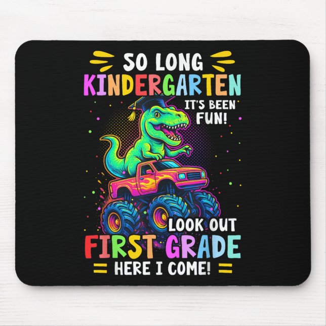 Tapis De Souris Tellement long jardin d'enfants Graduation Monster (Devant)