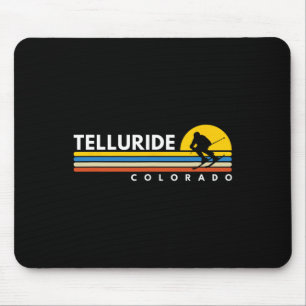 Tapis De Souris Telluride Co Colorado Ski Vintage Retro Souvenirs