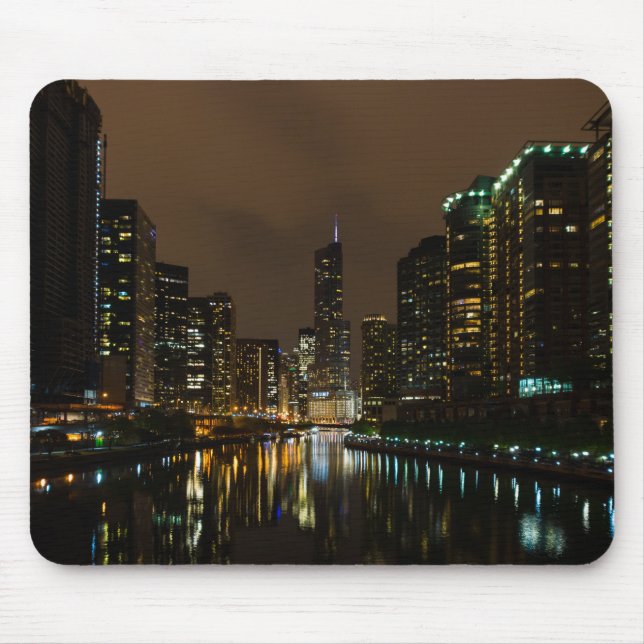 Tapis De Souris Tempête au-dessus de Chicago (Devant)