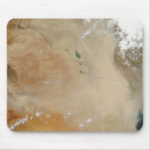 Tapis De Souris Tempête de poussière au Moyen-Orient