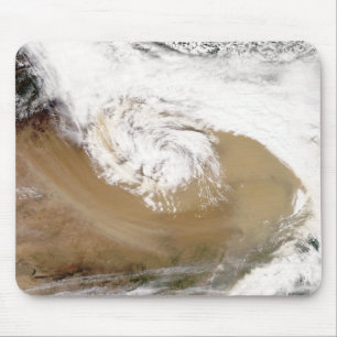 Tapis De Souris Tempête de poussière dans le nord de la Chine 2