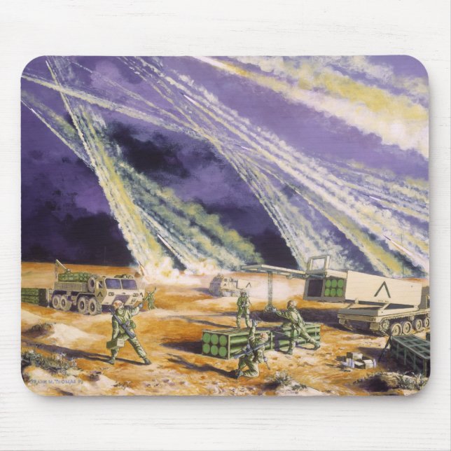 Tapis De Souris Tempête du désert de l'acier par Frank M. Thomas (Devant)