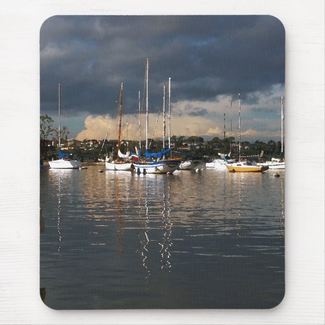 Tapis De Souris Tempête Mousepad de port (Devant)