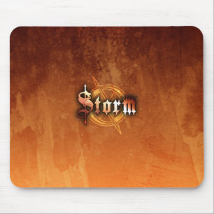 Tapis De Souris Tempête Mousepad - (RustRed)