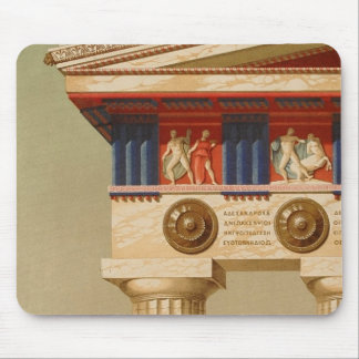 Tapis De Souris Temple dorique antique grec antique vintage