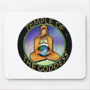 Tapis De Souris Temple du logo de déesse