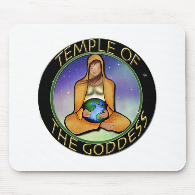 Tapis De Souris Temple du logo de déesse (Devant)