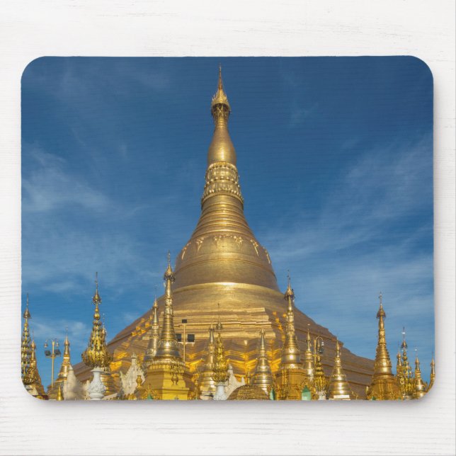 Tapis De Souris Temple du Stupa doré (Devant)