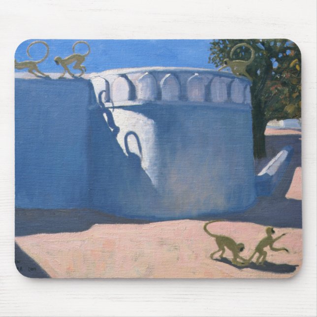 Tapis De Souris Temple Inde 2000 de singe (Devant)