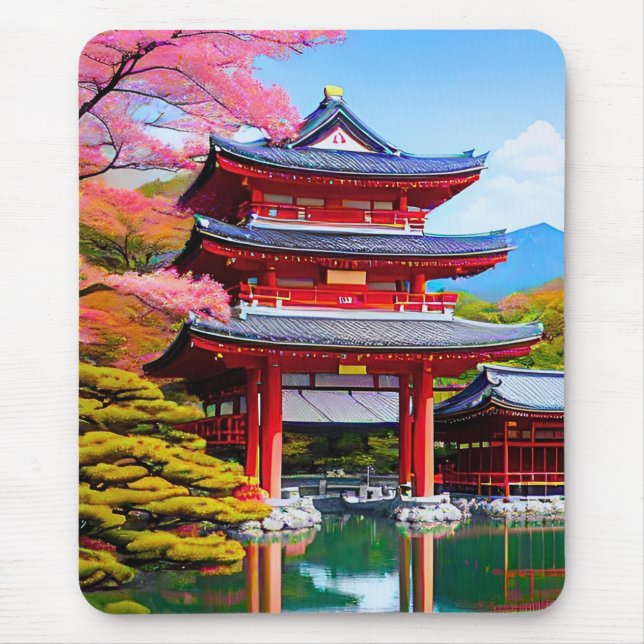 Tapis De Souris Temple japonais  (Devant)