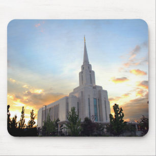 Tapis De Souris temple mormon Oquirrh Mountain Utah LDS