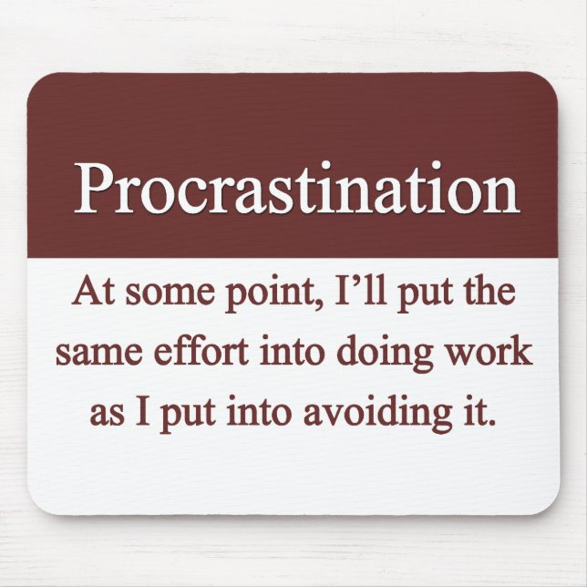 Tapis De Souris Temporisation Mousepad (Devant)