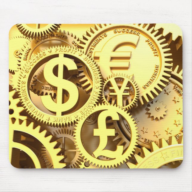 Tapis De Souris Temps - argent (Devant)