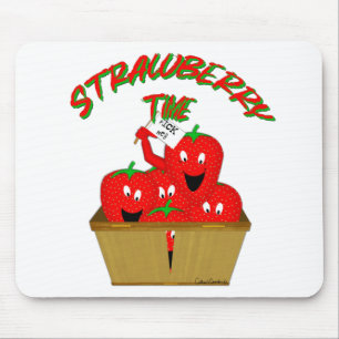 Tapis De Souris Temps de la fraise !
