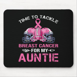 Tapis De Souris Temps Totackle cancer du sein pour ma tante Footba
