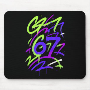 Tapis De Souris Tendance Génération Z Alpha Six Sept 6 7 _5
