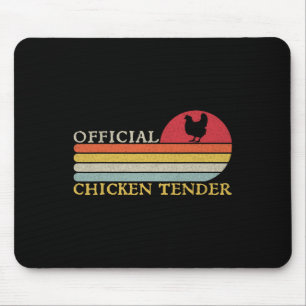 Tapis De Souris Tendre de poulet officiel Drôle de nourriture Élev