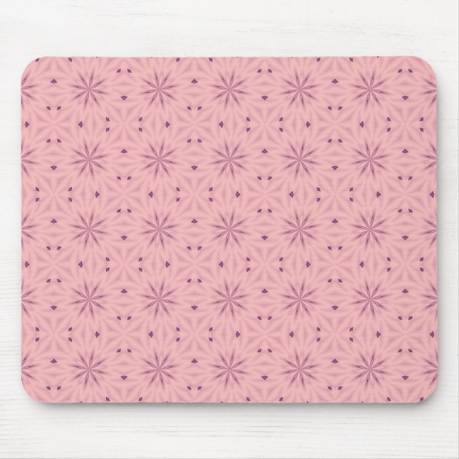 Tapis De Souris Tendres pixels roses (Devant)