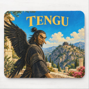 Tapis De Souris Tengu, Monstre de Fantasy Gothique