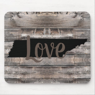 Tapis De Souris TENNESSE rustique AMOUR en écriture